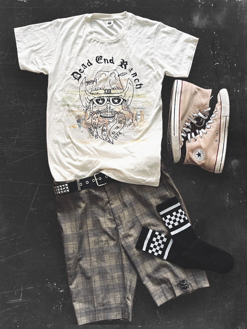 Checkered Crew Socks