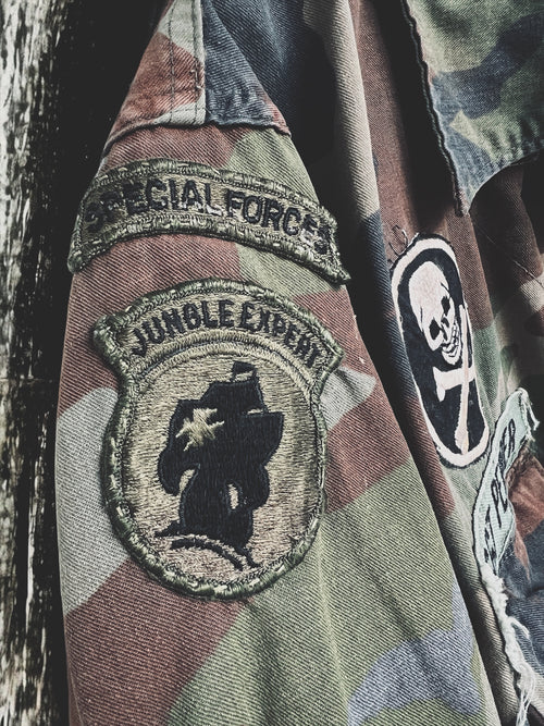 "Sin arrepentimientos" - Chaqueta de camuflaje