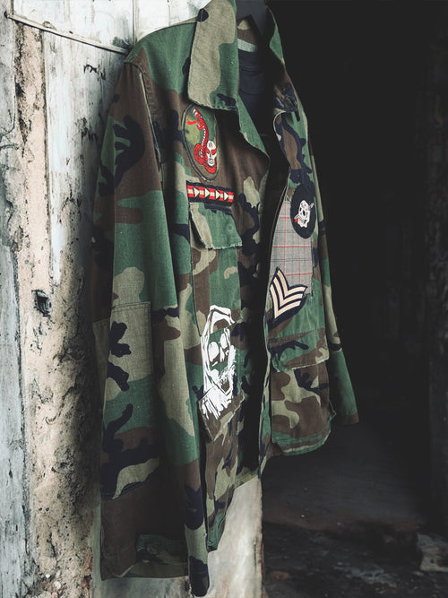 "Sin arrepentimientos" - Chaqueta de camuflaje