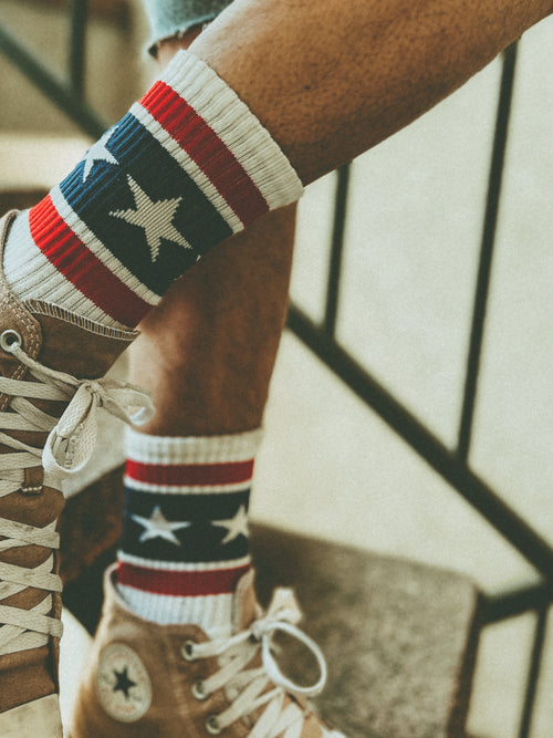 Retro Crew Socks