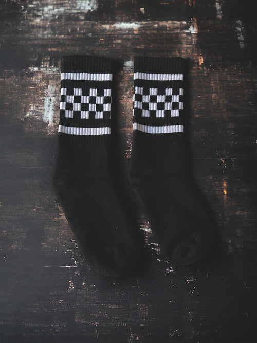 Checkered Crew Socks