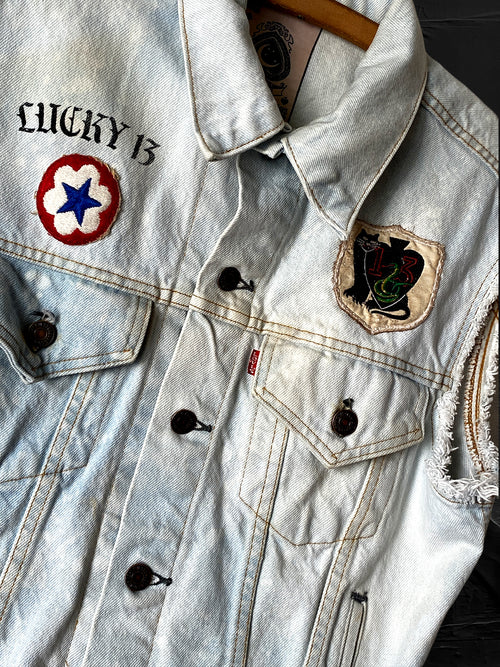 "Lucky 13" - Denim Vest