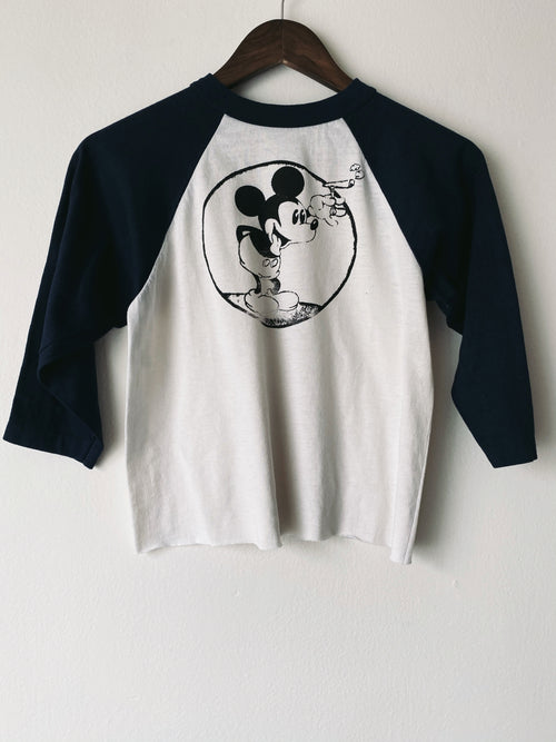 "Sticky" Mouse Cropped Tee