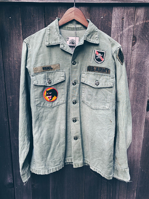 up-cycled 1960s army jacket