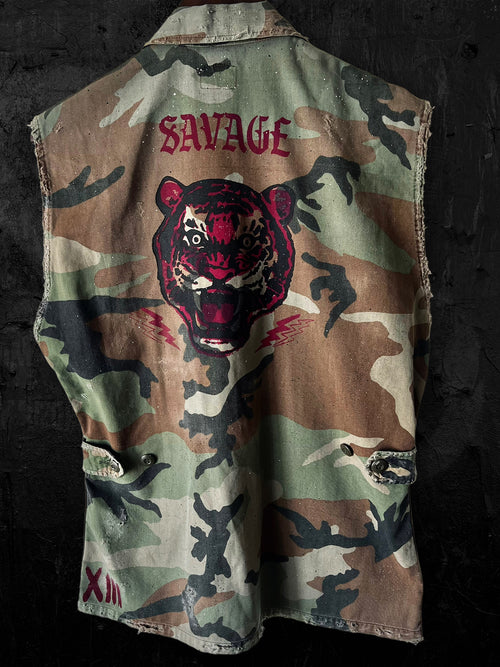 "Savage" Sleeveless Camo