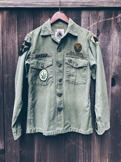 willie Nelson tribute army jacket