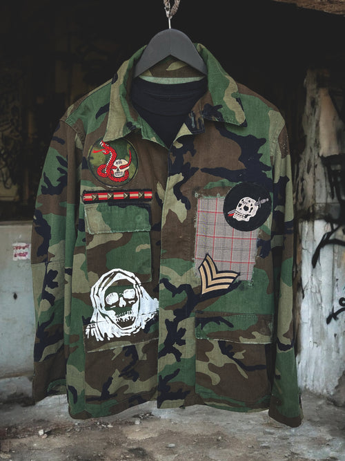 "Sin arrepentimientos" - Chaqueta de camuflaje