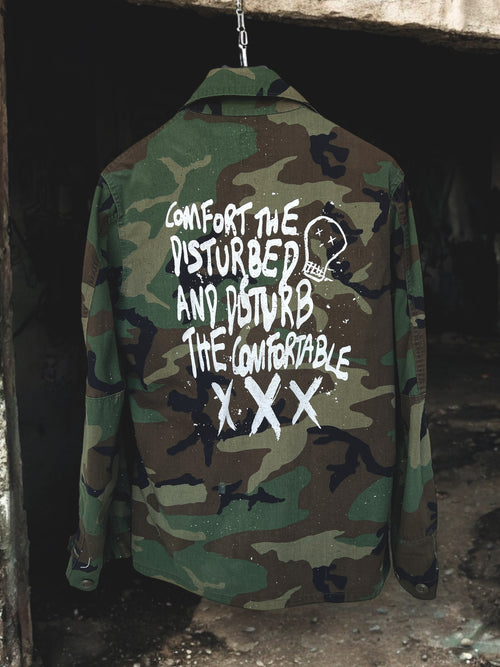 "DISTURBED" - Camo Jacket