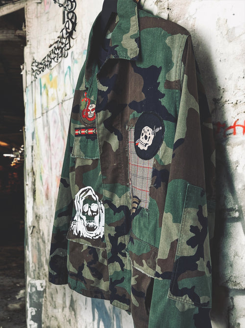 "DISTURBED" - Camo Jacket