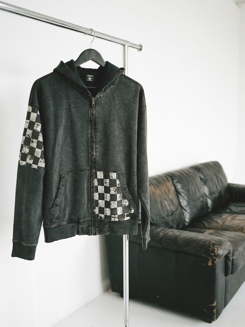 CHECKMATE- DISTRESSED HOODIES