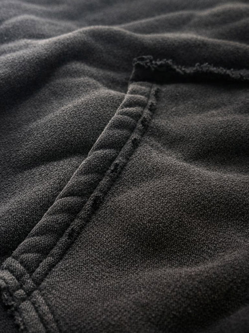 "The Remnant" Double Zip Distressed Hoodie Blank