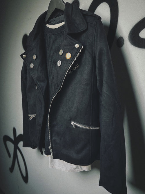 Moto Jacket - Vegan Suede