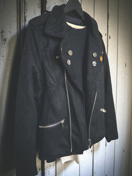 Moto Jacket - Vegan Suede