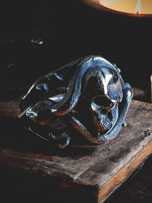 Serpent Skull Ring