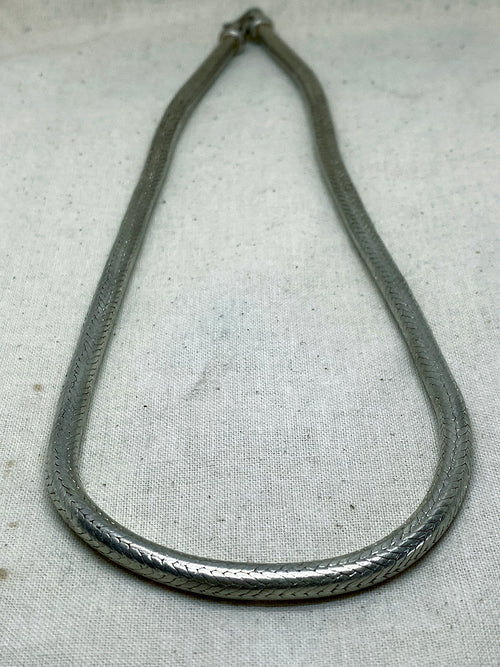 Collar de cadena de serpiente vintage