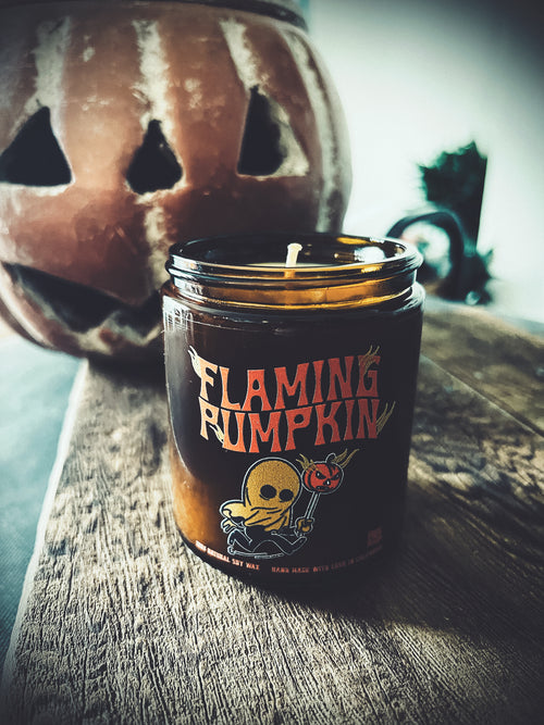Flaming Pumpkin - Soy Candle 8oz